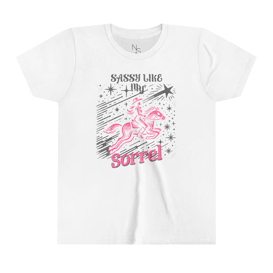 Sassy Like My Sorrel Youth Short Sleeve Tee