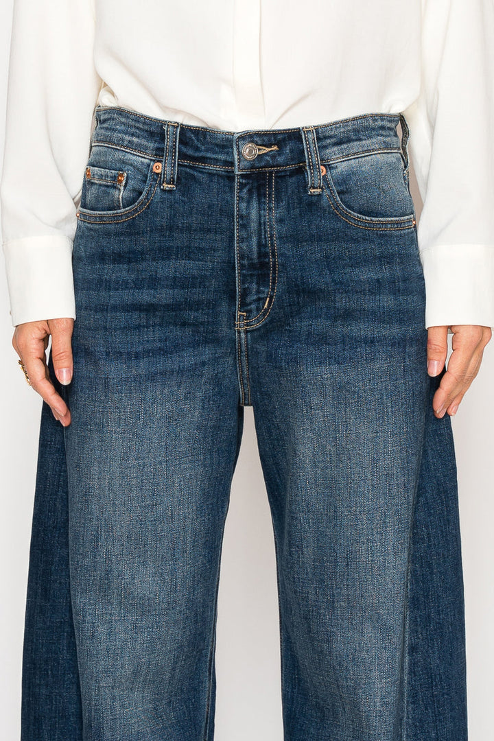 Catalina Relaxed Tapered Dark Wash Barrel Jeans Artemis Vintage