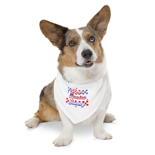 Keep America Cowboy Pet Bandana Collar