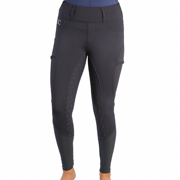 Correct Connect Ultra Warm Arctic Winter Riding Tights in Grey -Full Seat