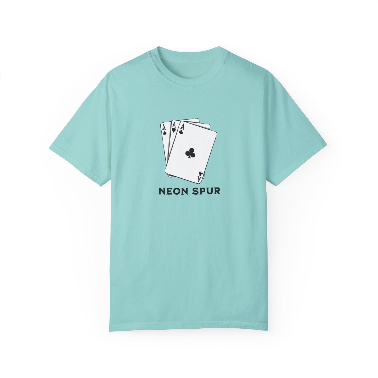 Neon Spur Ace Cards Short Sleeve T-shirt