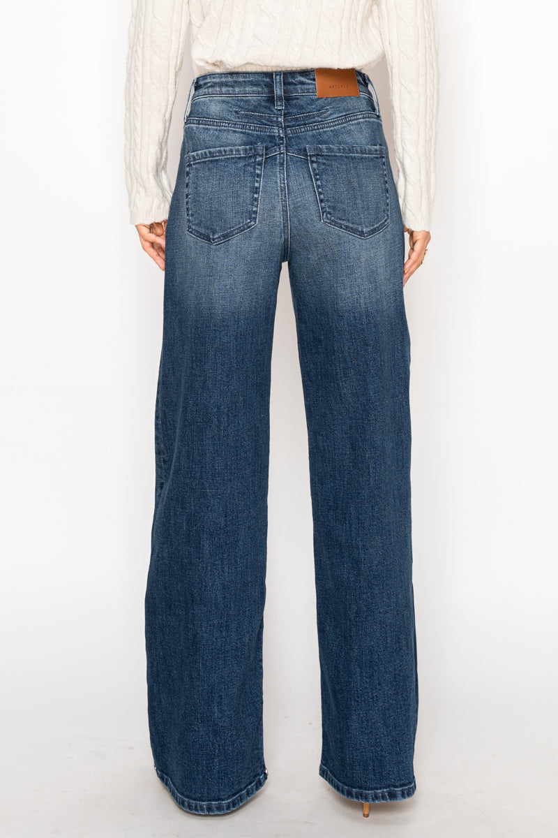 Tummy Control High Rise A-wide Jeans Artemis Vintage
