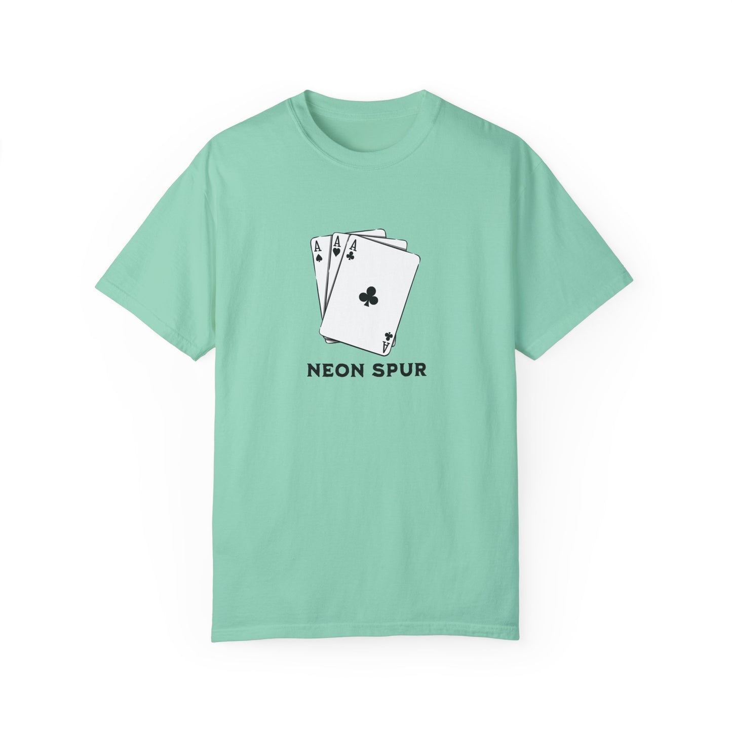 Neon Spur Ace Cards Short Sleeve T-shirt