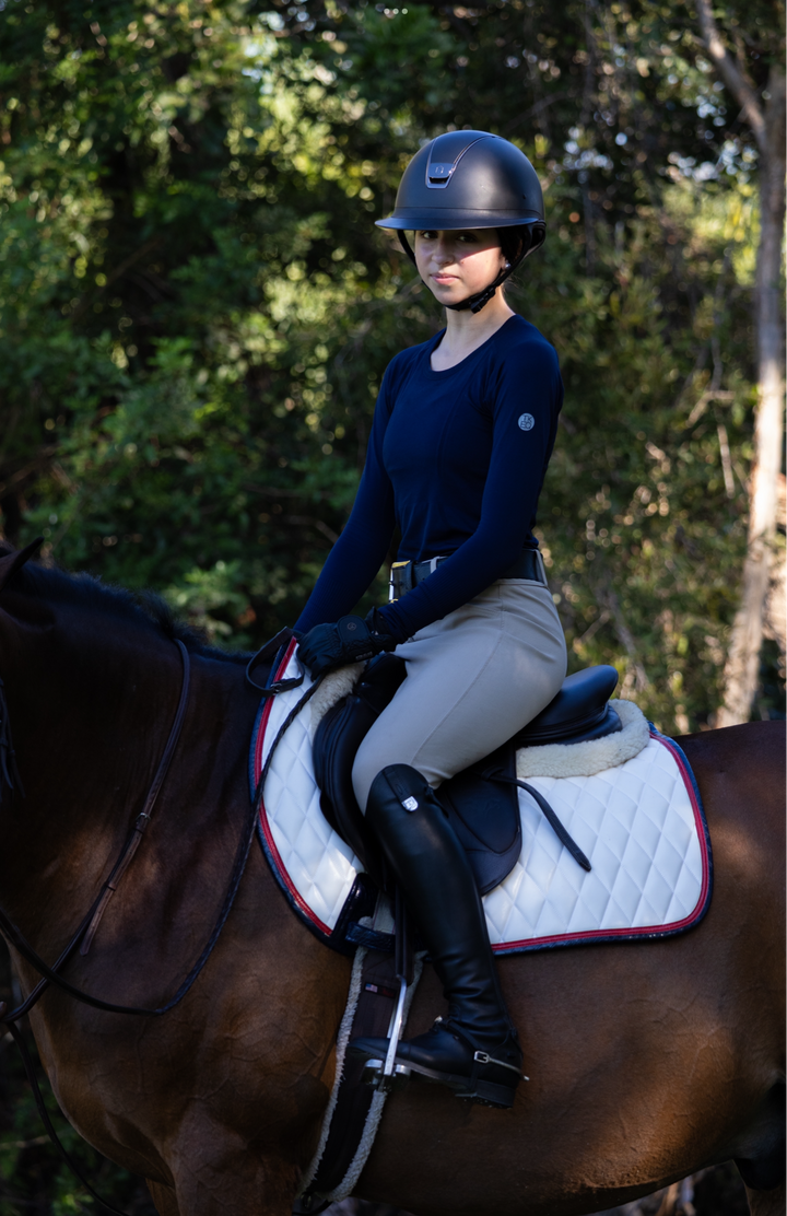 Saddle Pad | White San Eligius