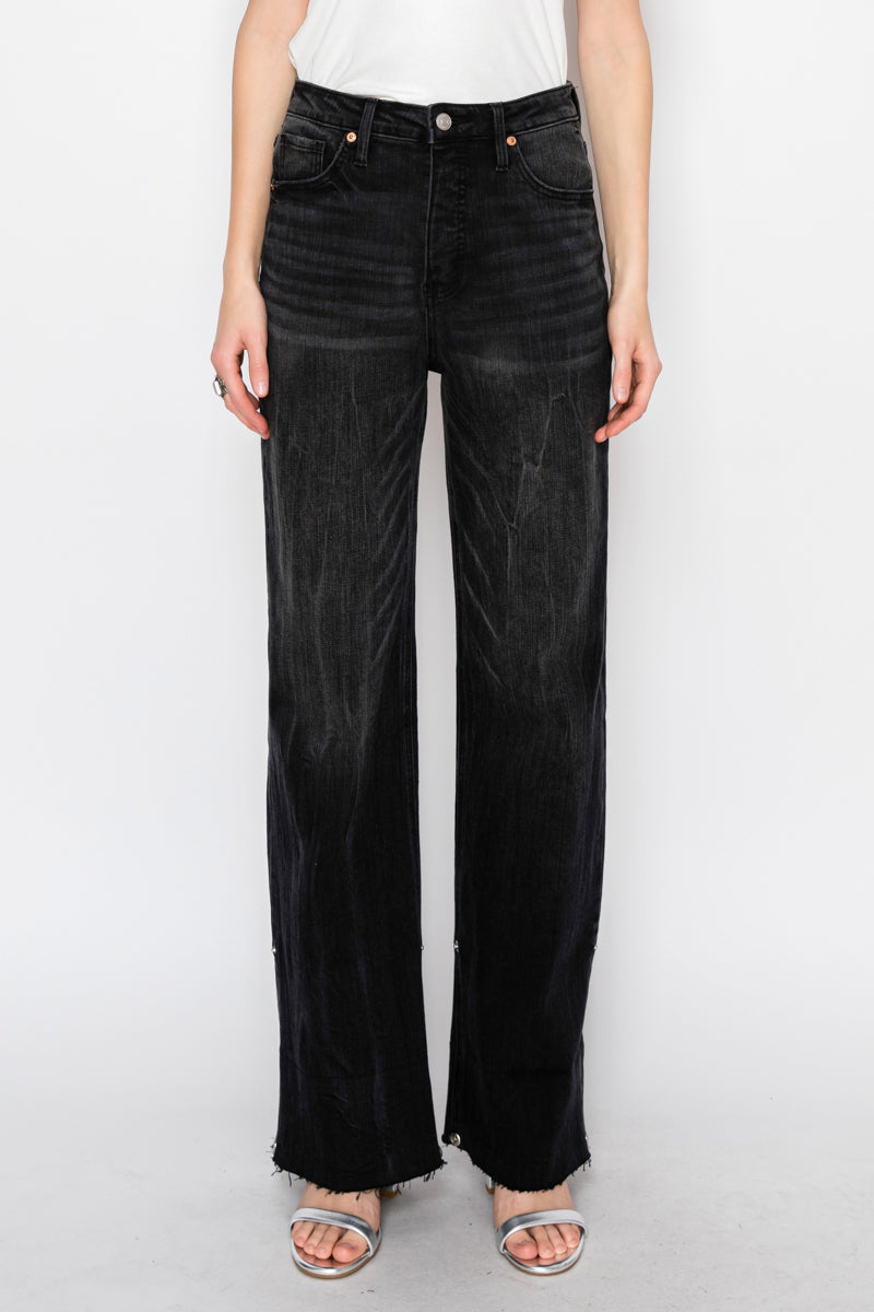 Elodie Tummy Control Inseam Transform High Rise A-line Wide Jeans Artemis Vintage