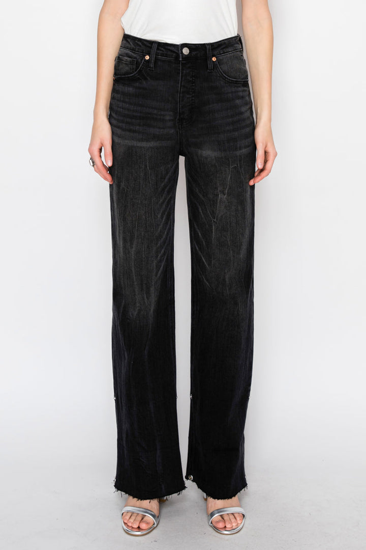 Elodie Tummy Control Inseam Transform High Rise A-line Wide Jeans Artemis Vintage