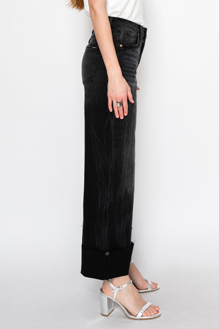 Elodie Tummy Control Inseam Transform High Rise A-line Wide Jeans Artemis Vintage