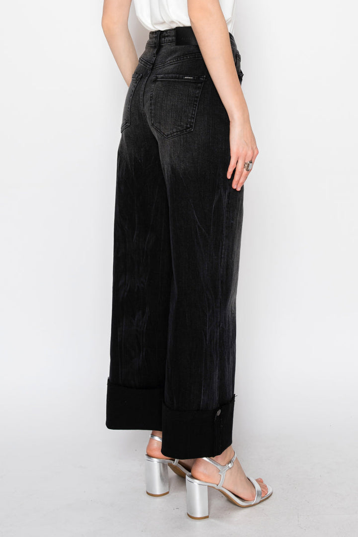 Elodie Tummy Control Inseam Transform High Rise A-line Wide Jeans Artemis Vintage