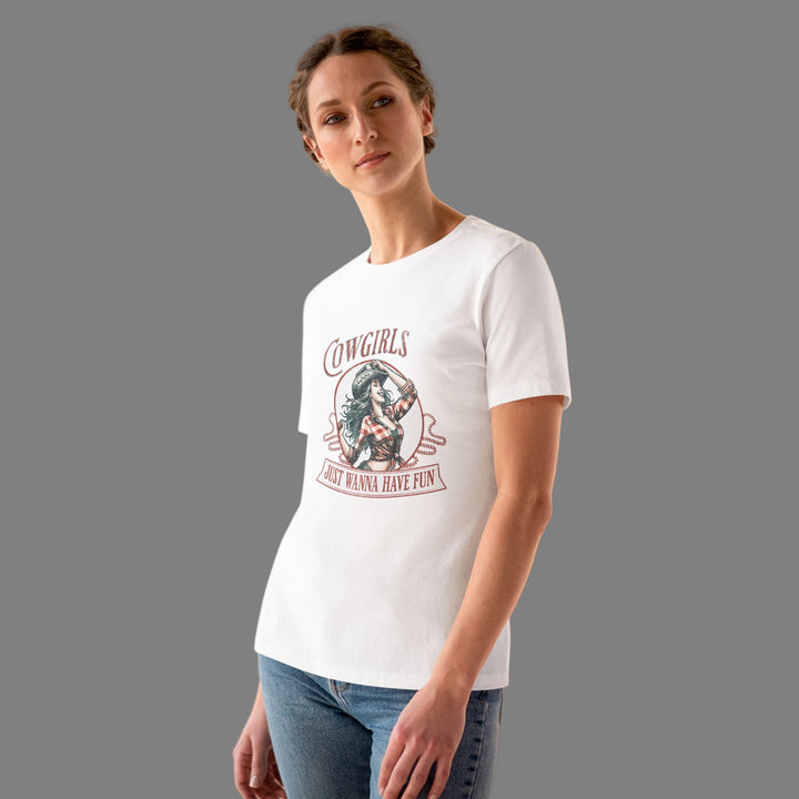 Cowgirls Just Wanna Have Fun Women's T-Shirt