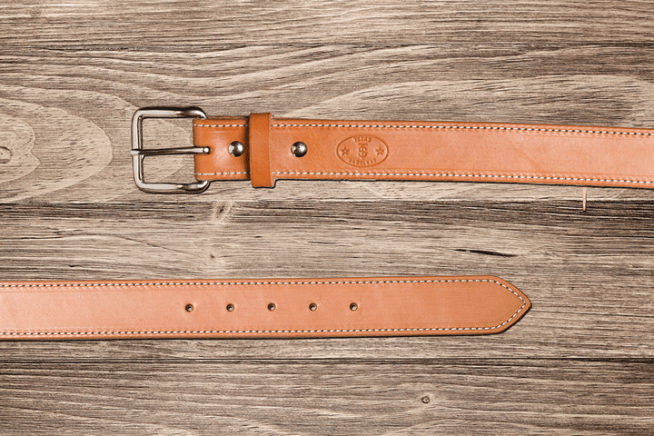 Golden Harness Leather Belt