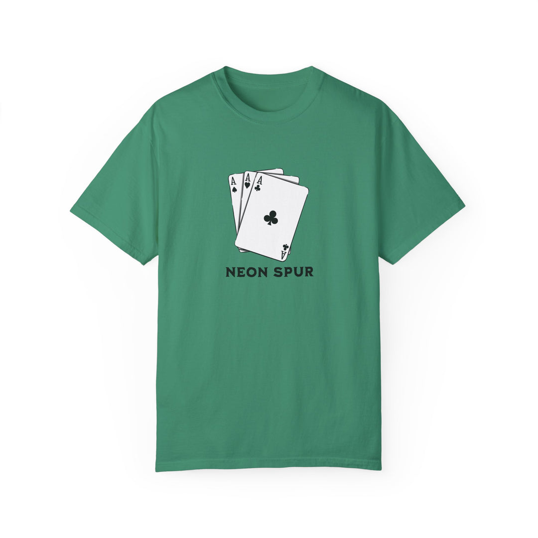 Neon Spur Ace Cards Short Sleeve T-shirt Neon Spur Ace Cards Short Sleeve T-shirt