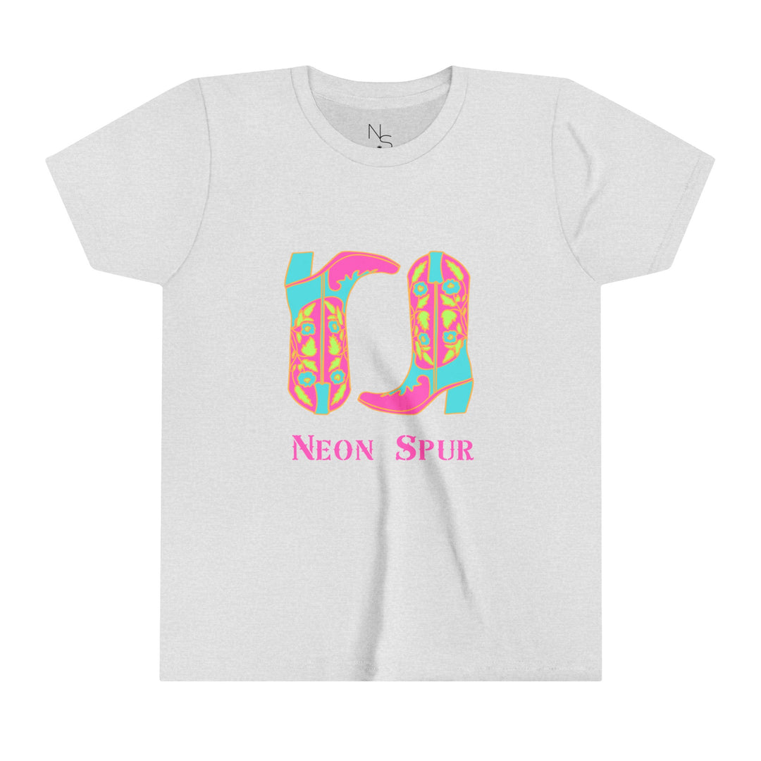 Neon Boots Girls Short Sleeve Tee