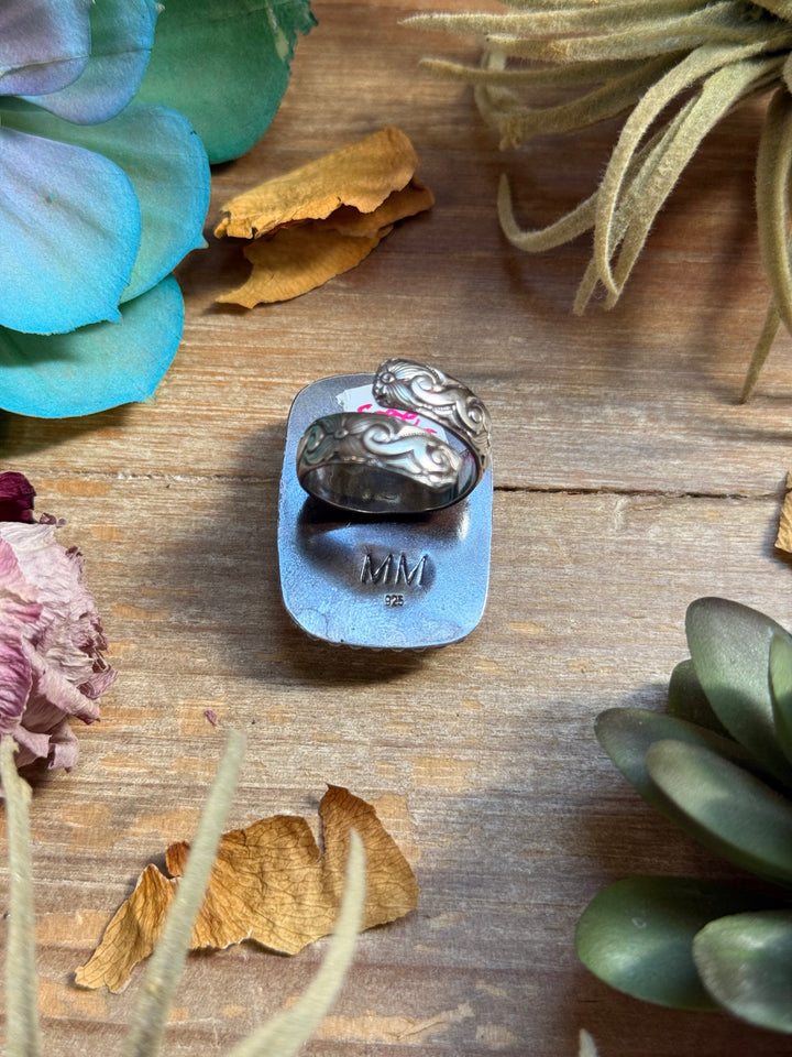 MJ Ring Rectangle Turquoise Ring