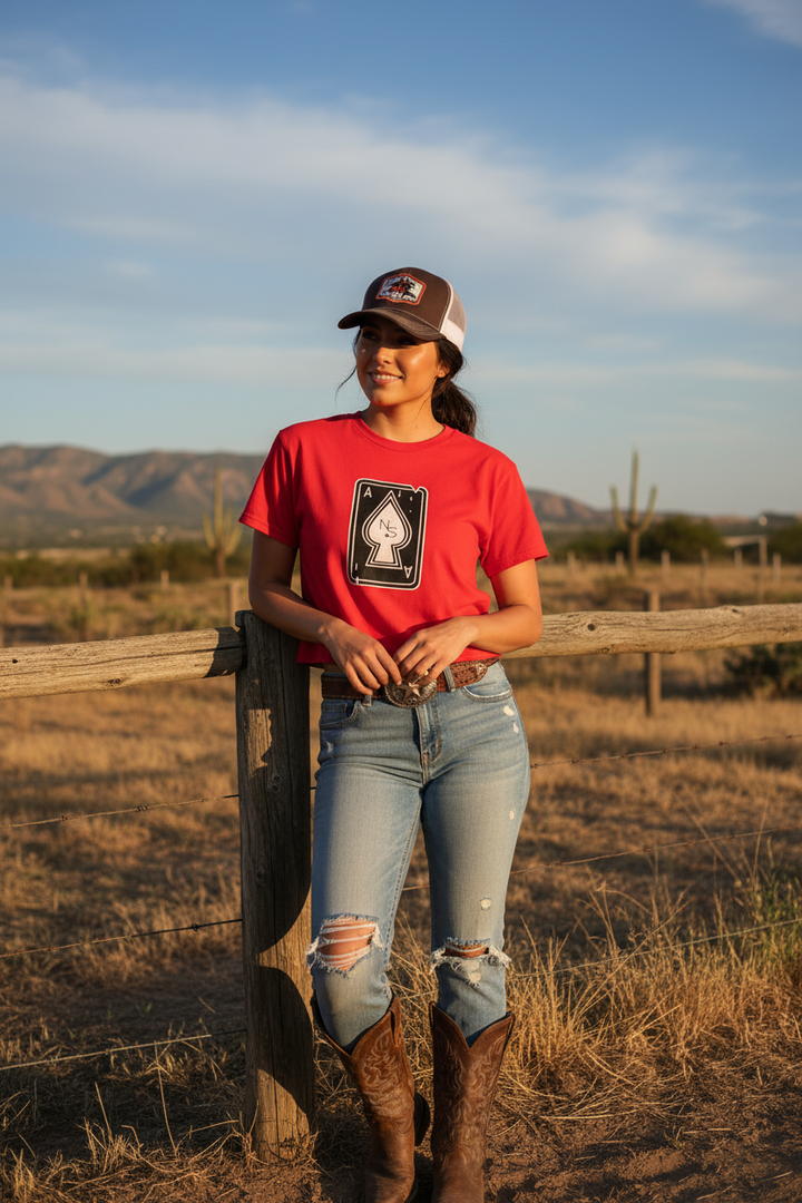 Spaded Aces NS Street Crop Tee