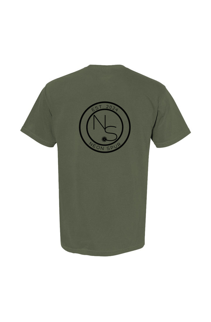 Neon Spur Logo Heavyweight Pocket-T-Shirt