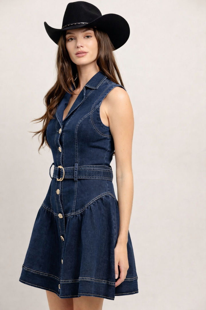 Made To Flatter Denim Mini Dress