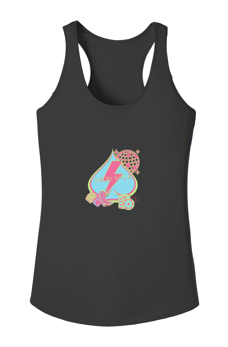 Spades And Spurs Athletic Tank