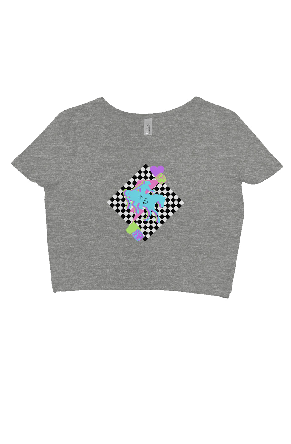 Its A Gamble crop tee