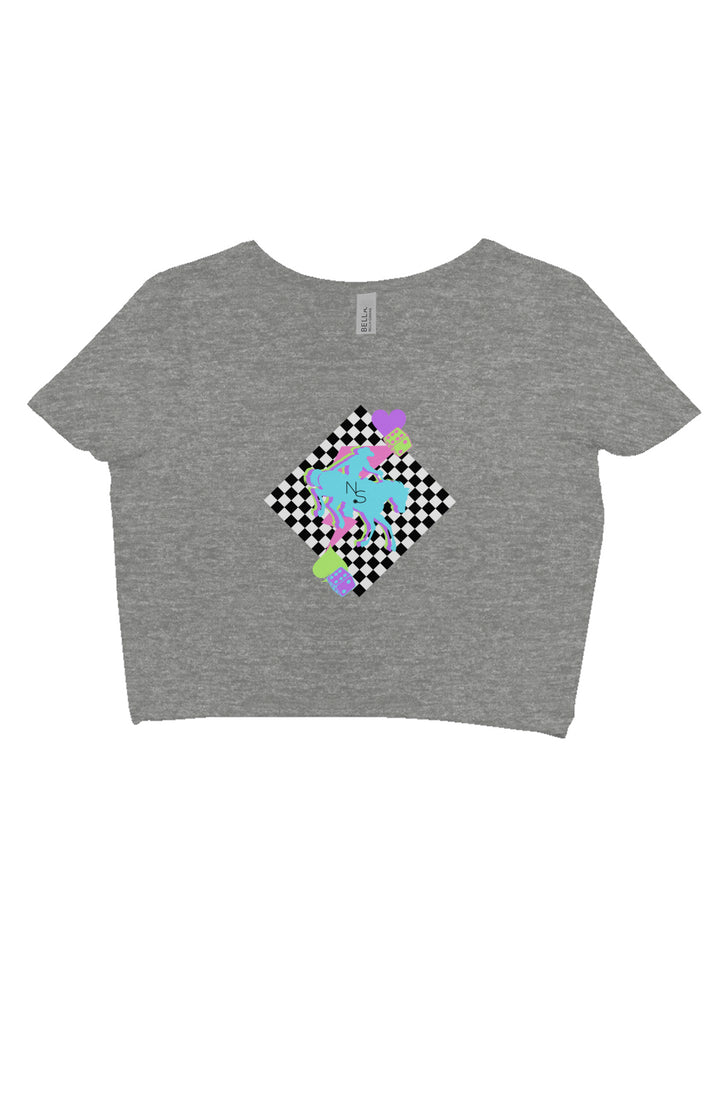 Its A Gamble crop tee