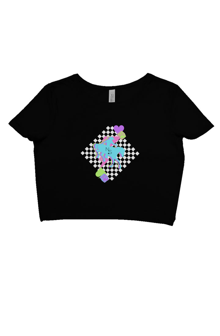 Its A Gamble crop tee