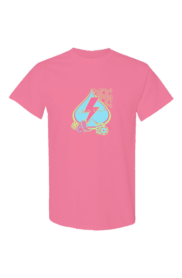 Spades And Spurs Neon T Shirts