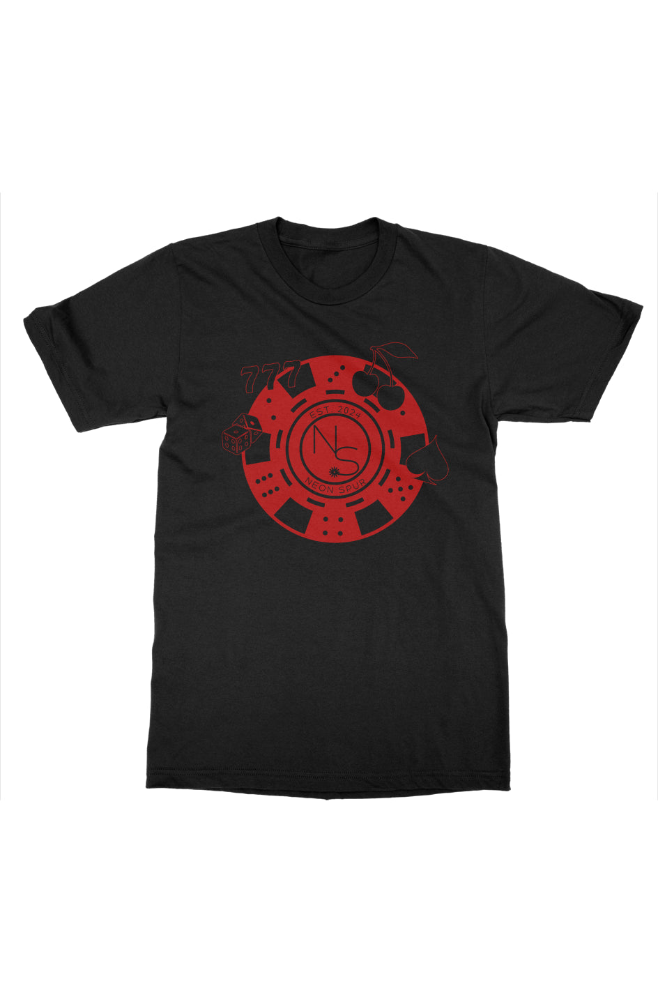 Poker Chip mens t shirt