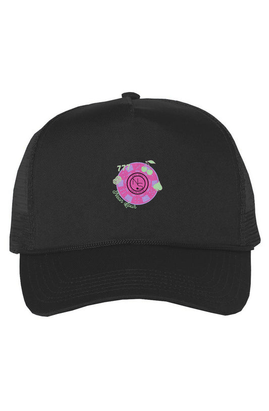 Poker Chip Neon Spur Five-Panel Trucker Cap