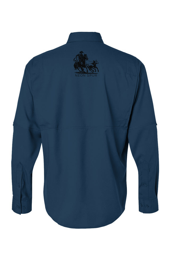 Neon Spur Roper Kitty Hawk Fishing Shirt
