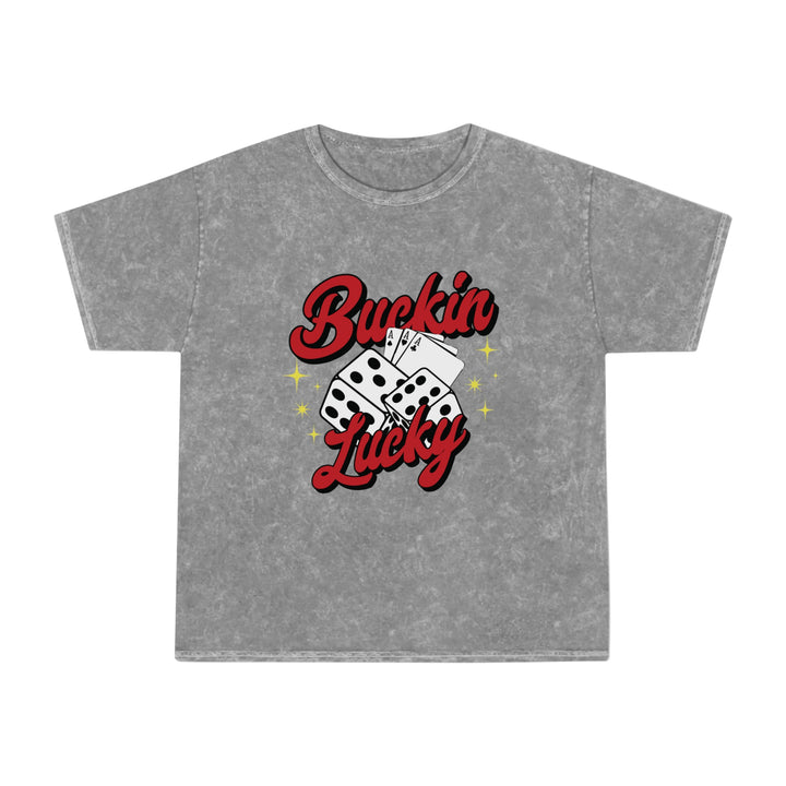 Buckin Lucky Mineral Wash T-Shirt