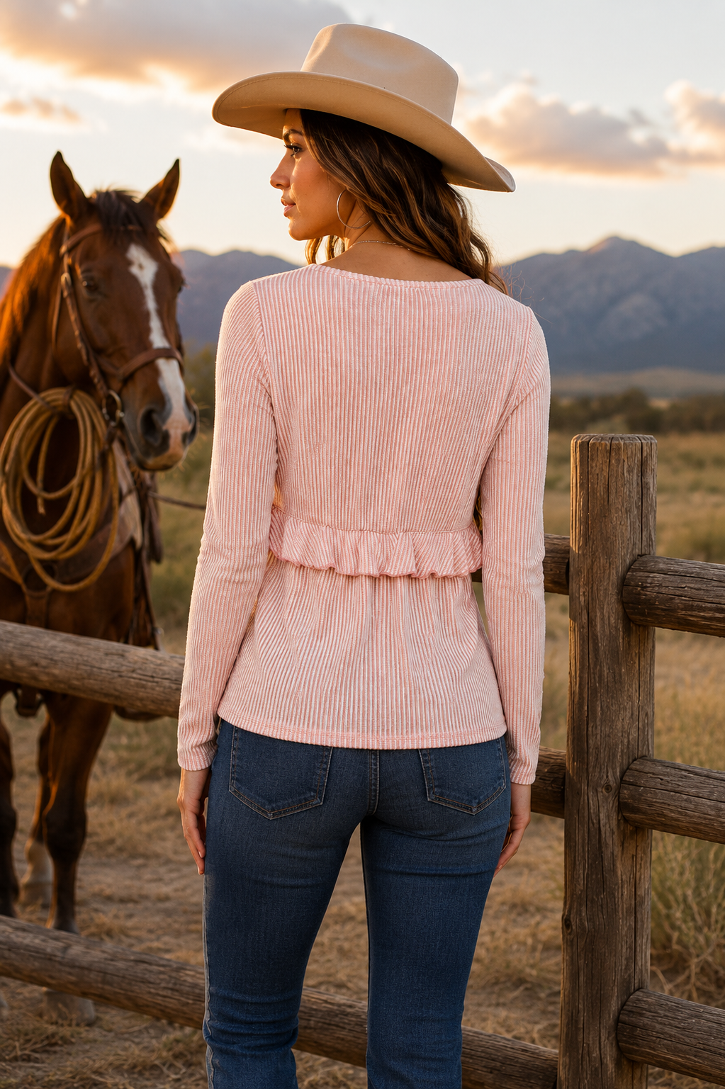 A knit top-AT2135FM FLYING TOMATO