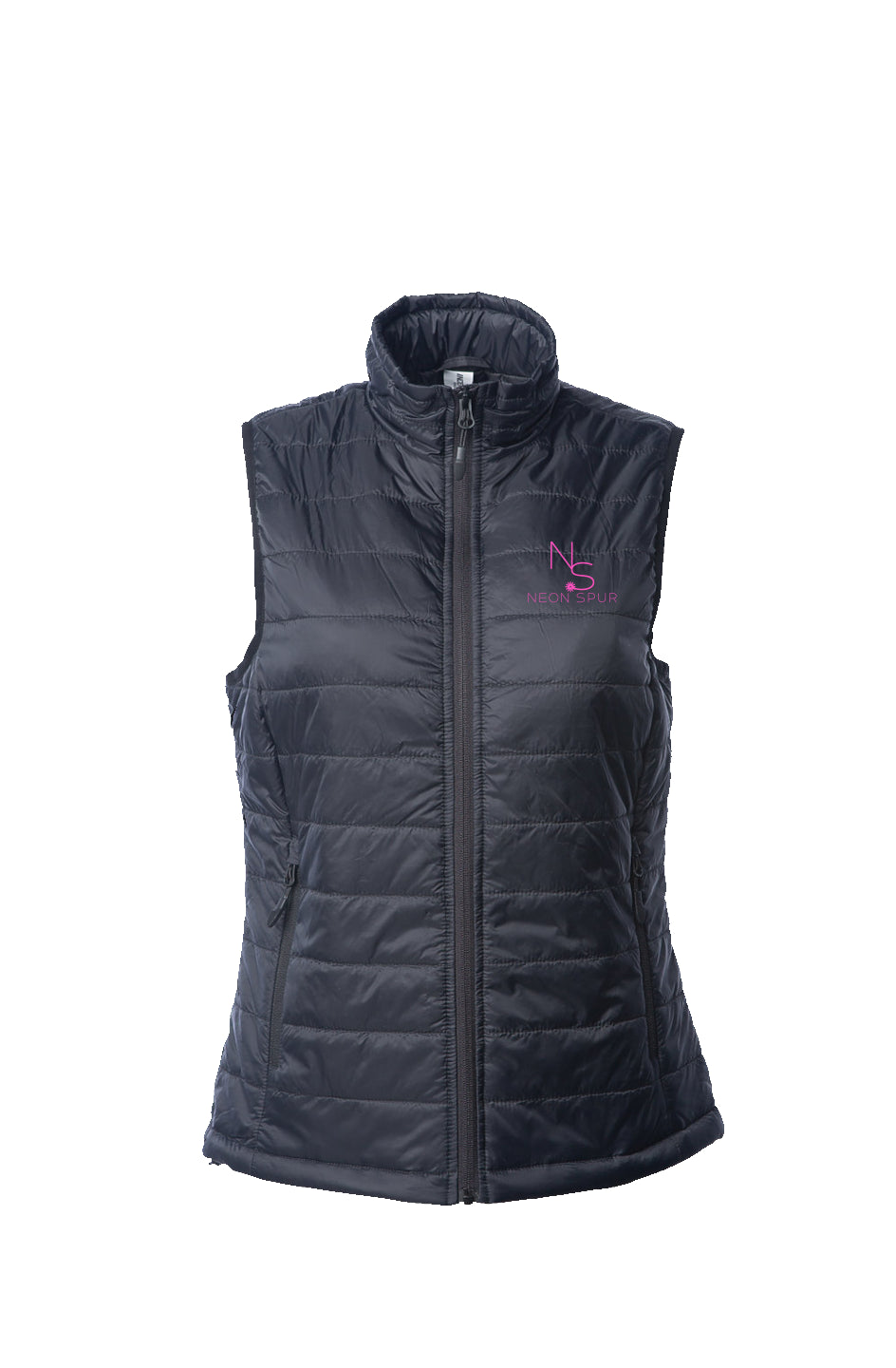 Neon Spur Womens Puffer Vest