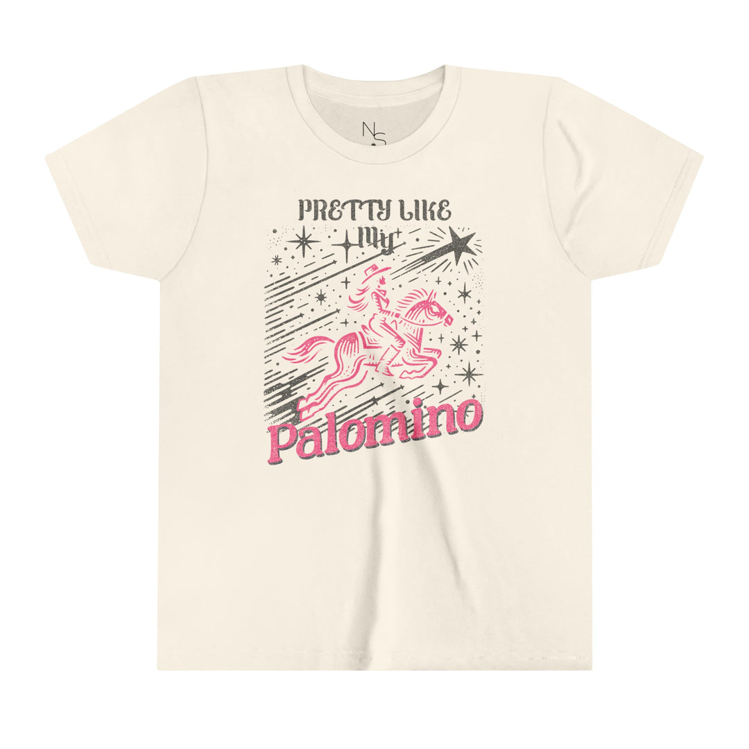 Pretty Like My Palomino Girls Short Sleeve Tee
