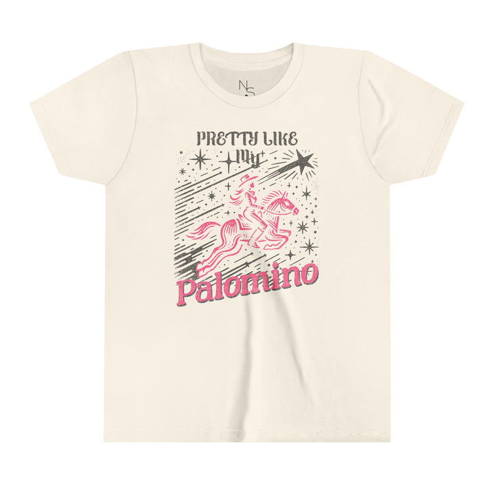 Pretty Like My Palomino Girls Short Sleeve Tee