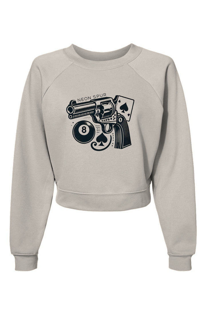 Maverick Raglan Pullover Fleece Sweatshirt