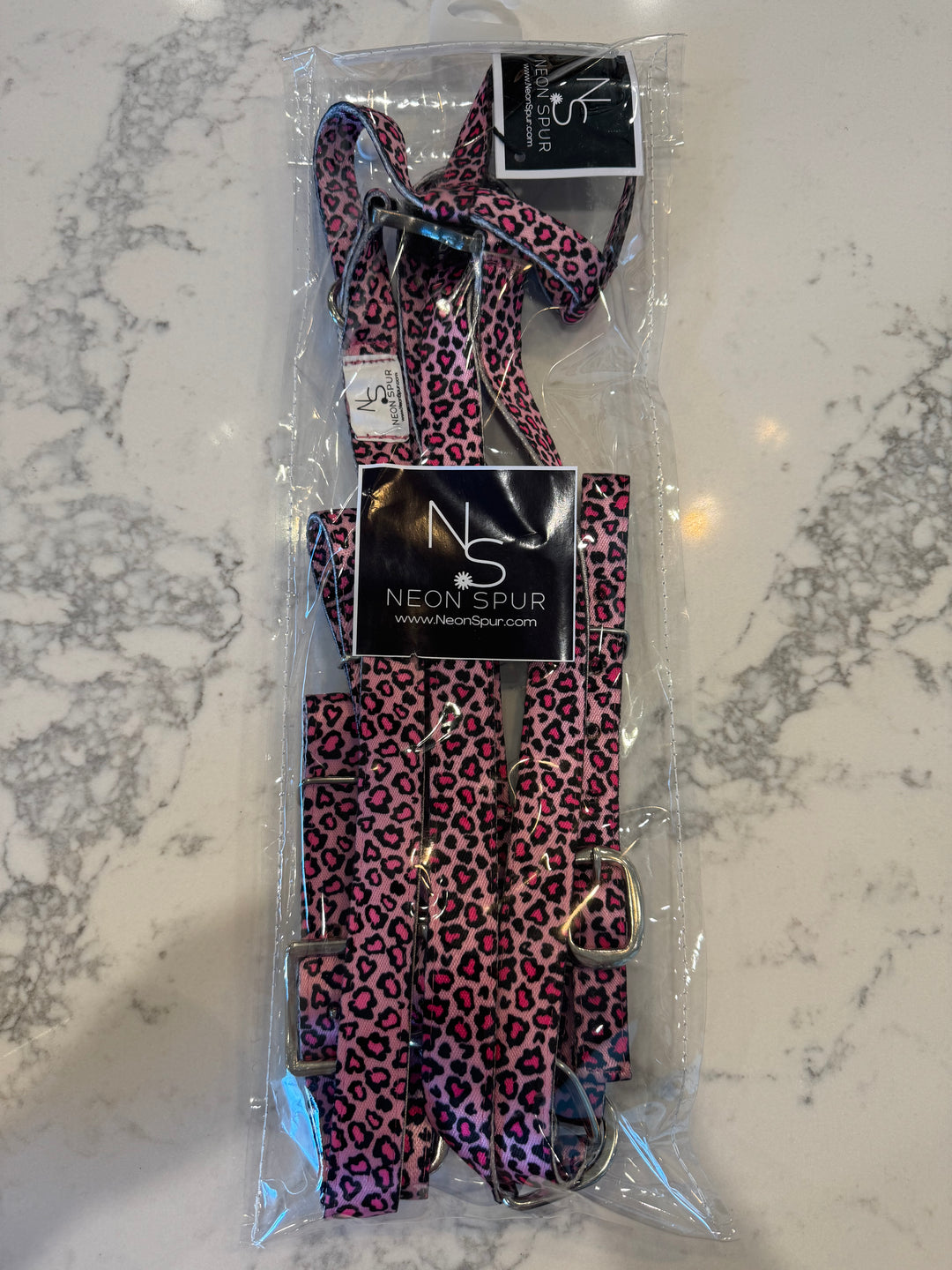 Catty Cowgirl Nylon One Ear Headstall & Breast Collar Tack Set