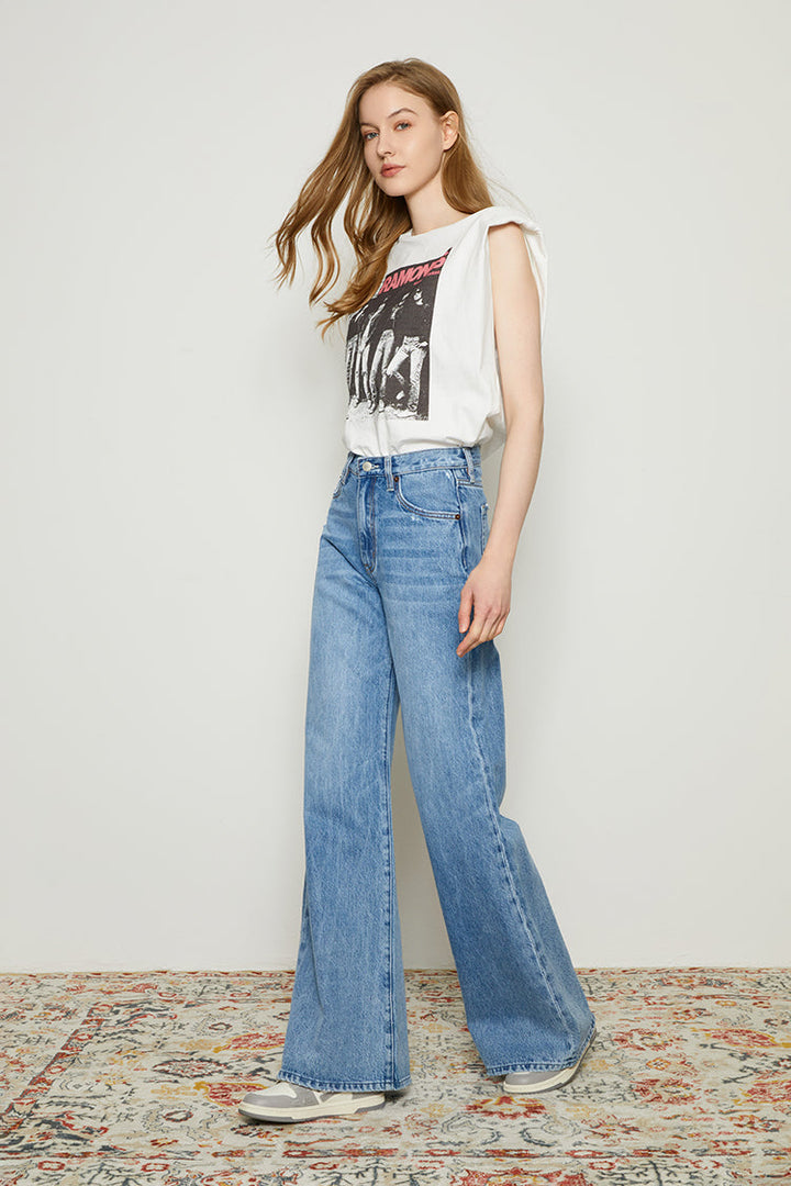 Hey Joanie Melissa Slouch Boot Cut Jeans