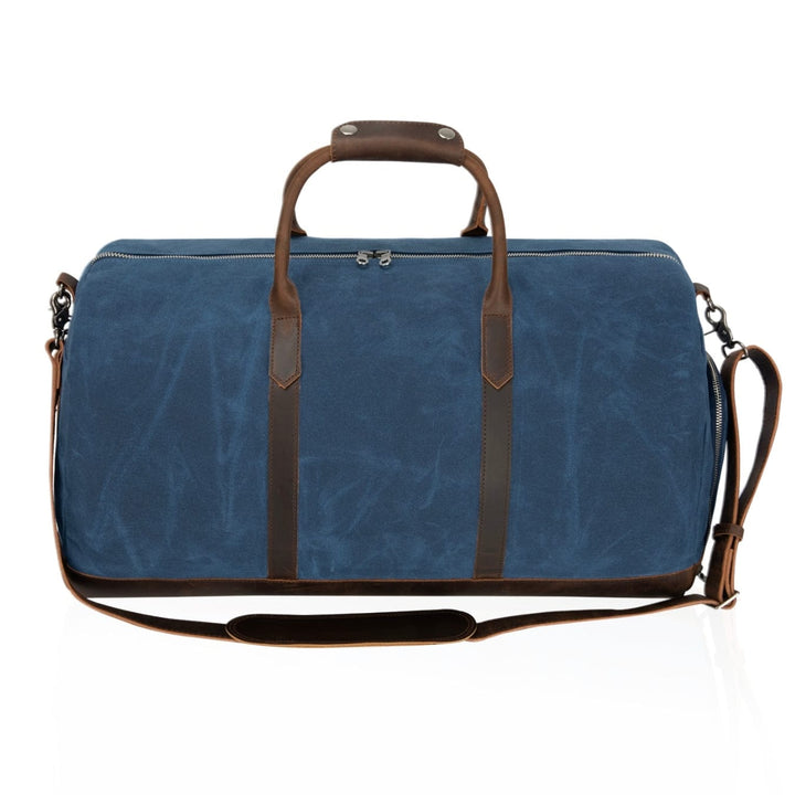 Canvas & Full-Grain Cowhide Leather Weekender Bag
