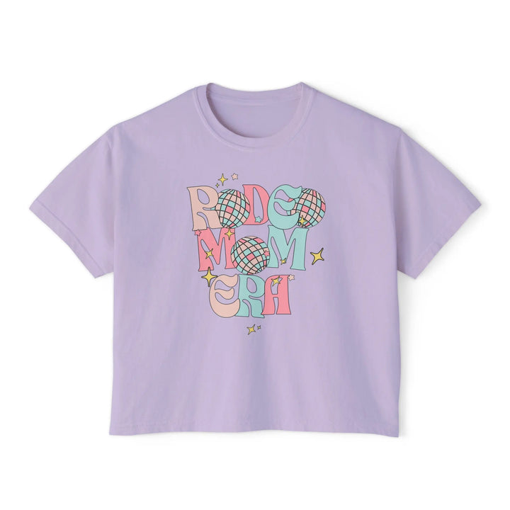Rodeo Mom Era Women's Boxy Tee Neon Spur