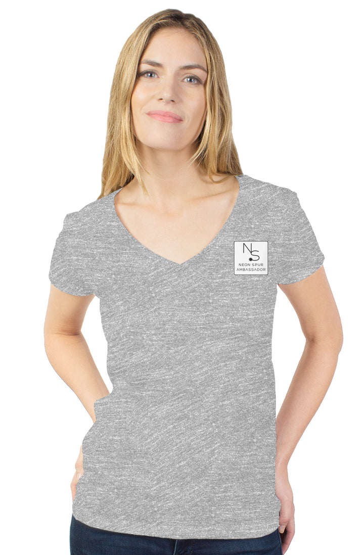 Women's Neon Spur Ambassador Deep V-Neck Tee