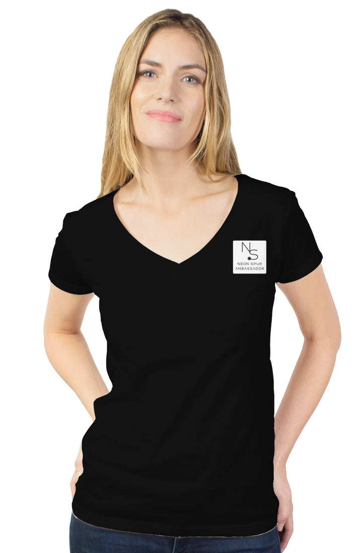 Women's Neon Spur Ambassador Deep V-Neck Tee