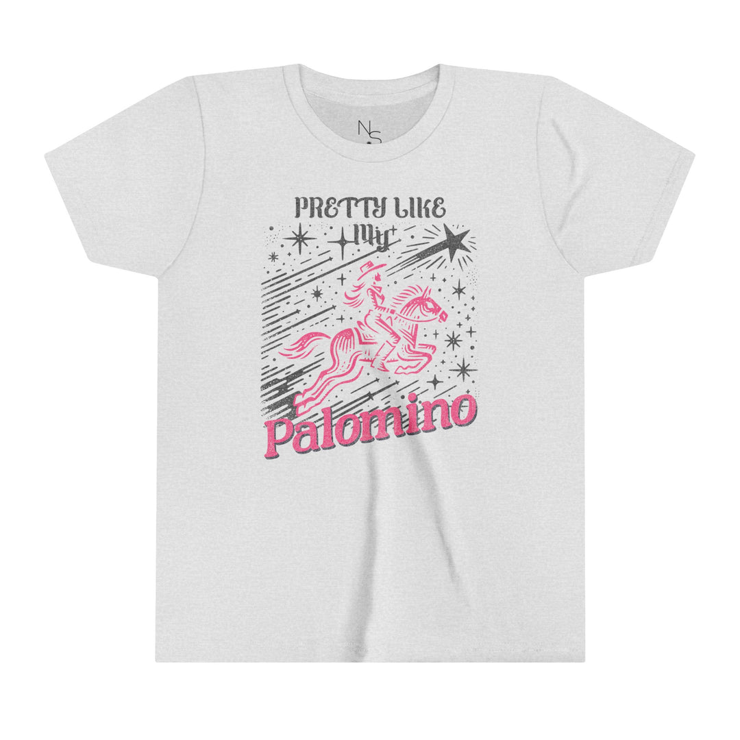 Pretty Like My Palomino Girls Short Sleeve Tee
