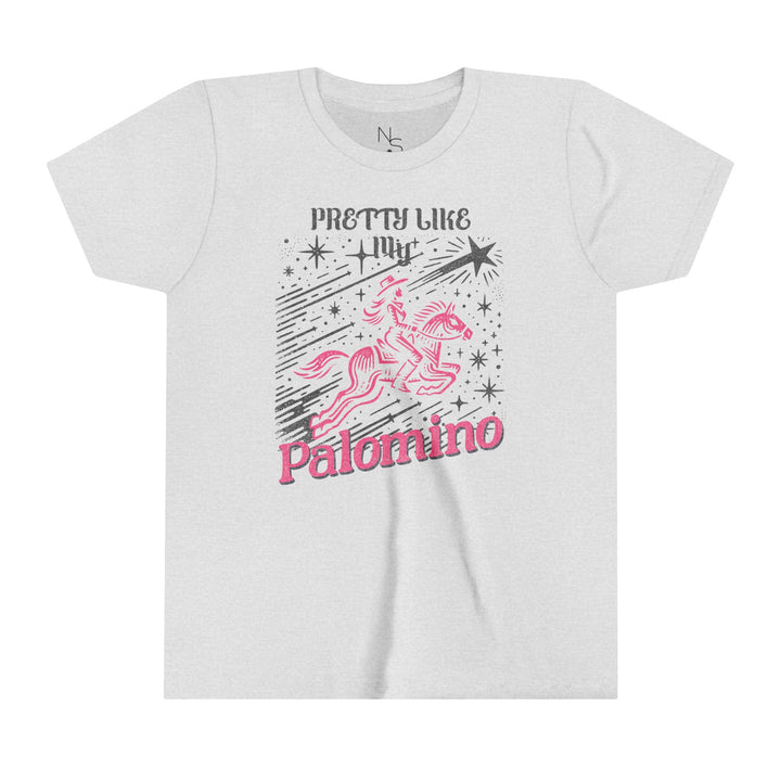 Pretty Like My Palomino Girls Short Sleeve Tee