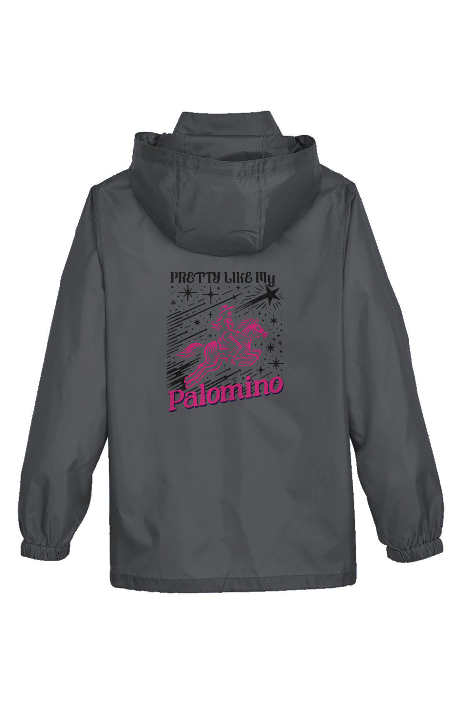 Pretty Like My Palomino Girls Lightweight Wind Breaker Jacket
