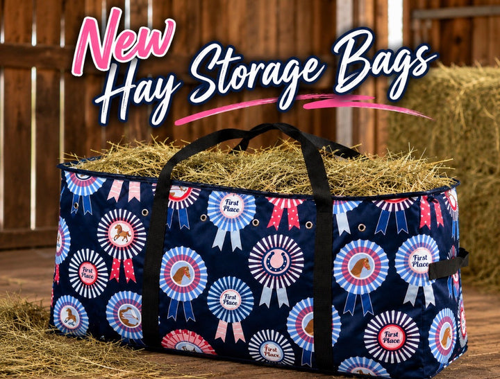 Rosette Hay Storage Bag Neon Spur