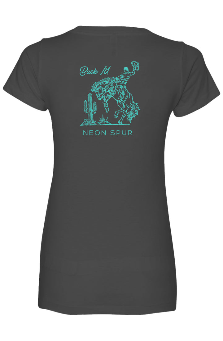 Buck It! Womens V-Neck Tee