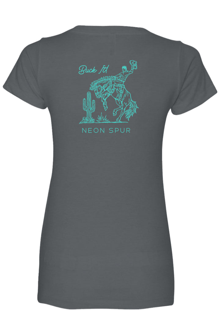 Buck It! Womens V-Neck Tee
