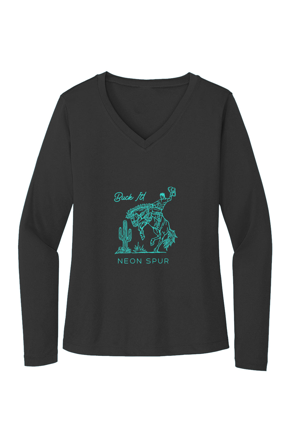 Buck It! Sport-Tek Ladies Moisture-Wicking Long Sleeve Tee