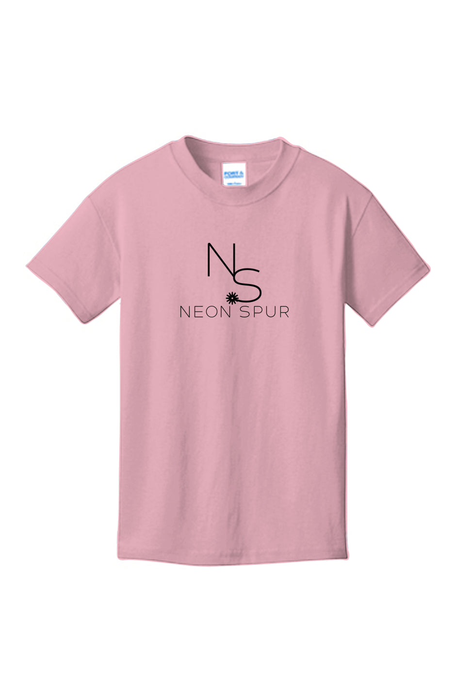 Girls Neon Spur Logo Cotton Tee