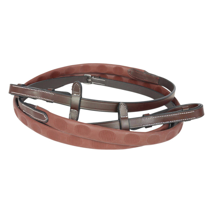 Henri de Rivel GripX Magna Rubber Reins 5/8" width 54" length Breeches.com