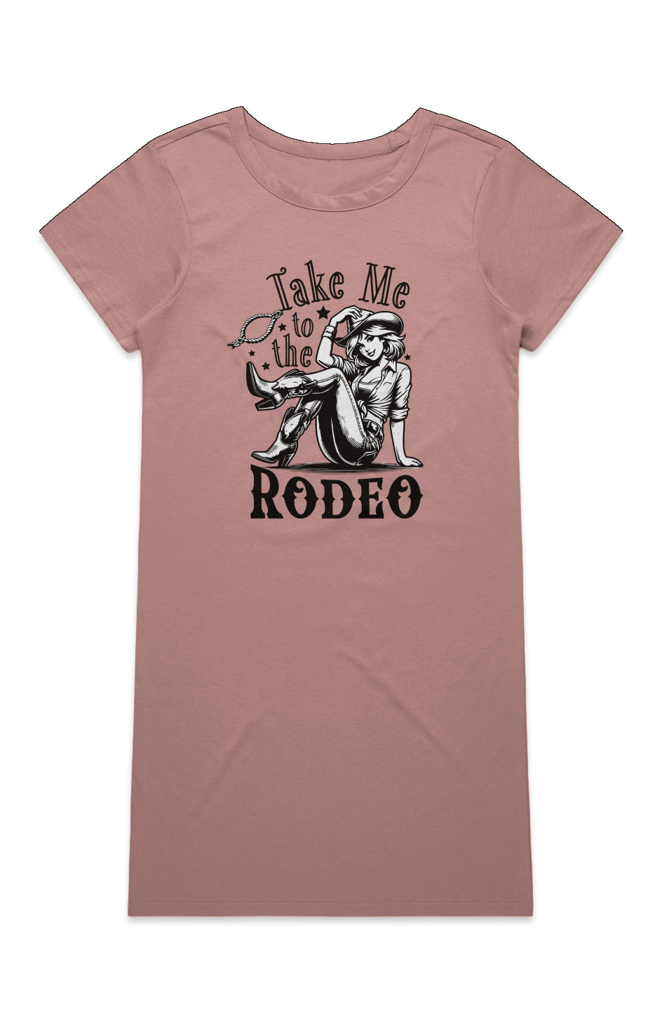 Take Me To The Rodeo T-shirt Dress